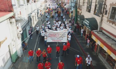 Garantía laboral, seguridad social y  paz se exigió este primero de mayo