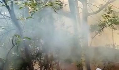 Llamas de incendio en Bosques de Cuernavaca se acercan a vecinos