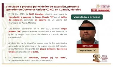 Presumen en Mañanera captura en Morelos de peligroso criminal