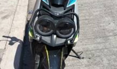 Esta motocicleta robada fue recuperada en Cuautla