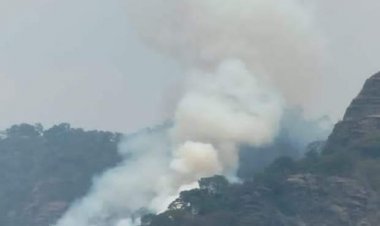 Hasta ayer, incendio en esta  capital estaba 50 por ciento controlado