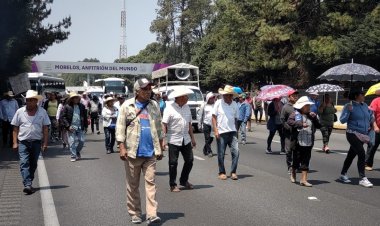 Se enfilan ejidatarios a la Ciudad de México