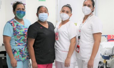 Hizo el gobierno de la entidad un reconocimiento a las enfermeras