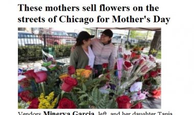 Resaltan historia de morelense vendedora de flores en EU