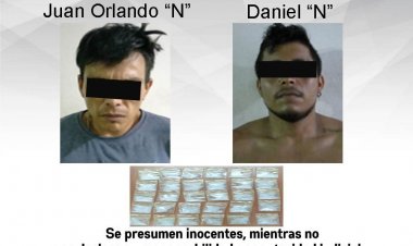 Señalados de delitos contra la salud, cayeron estos dos