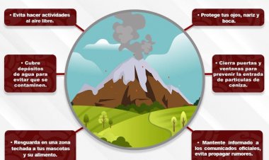 Cayó ceniza volcánica en Zacualpan de Amilpas