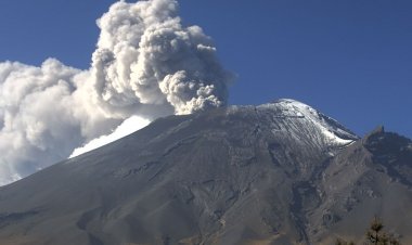 Tras días sin ceniza en Morelos, este viernes sí hubo caída en Zacualpan