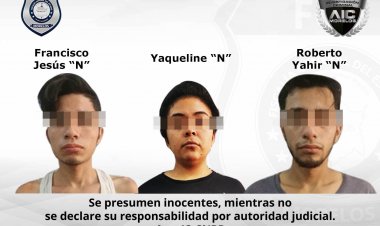 Este trío presuntamente robó en una casa y debe ahora enfrentar a la ley