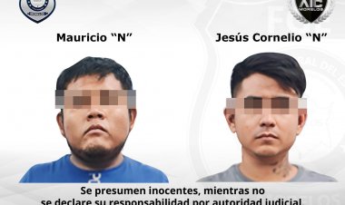 Por andar paseando con droga y armas, cayeron dos presuntos secuestradores