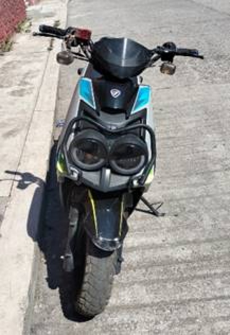 Esta motocicleta robada fue recuperada en Cuautla
