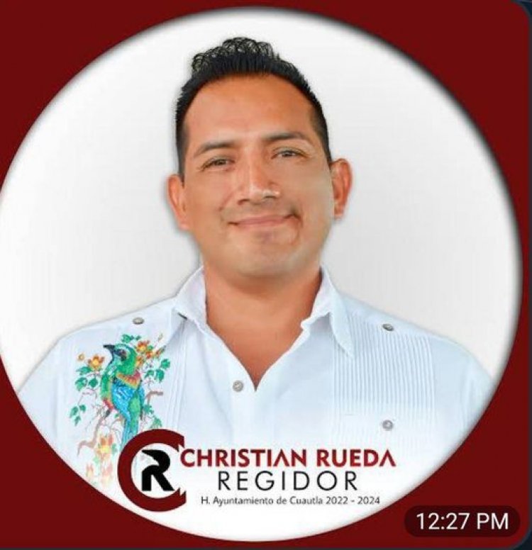 Regidor morenista Christian Rueda, acusado de violencia vicaria