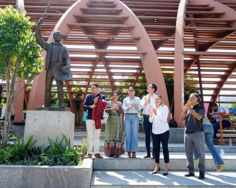 Escultura del prócer independentista, Juan Antonio Tlaxcoapan, inaugurada en Jojutla