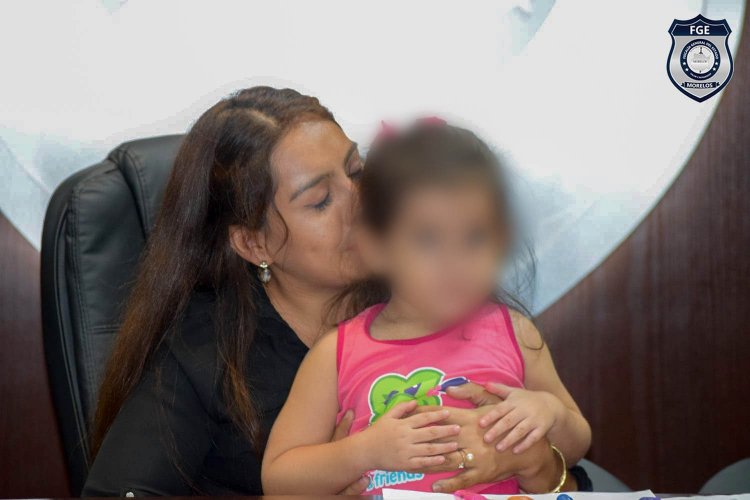 Padre se llevó ilegalmente a hija en 2021; FGE la halló en Guerrero