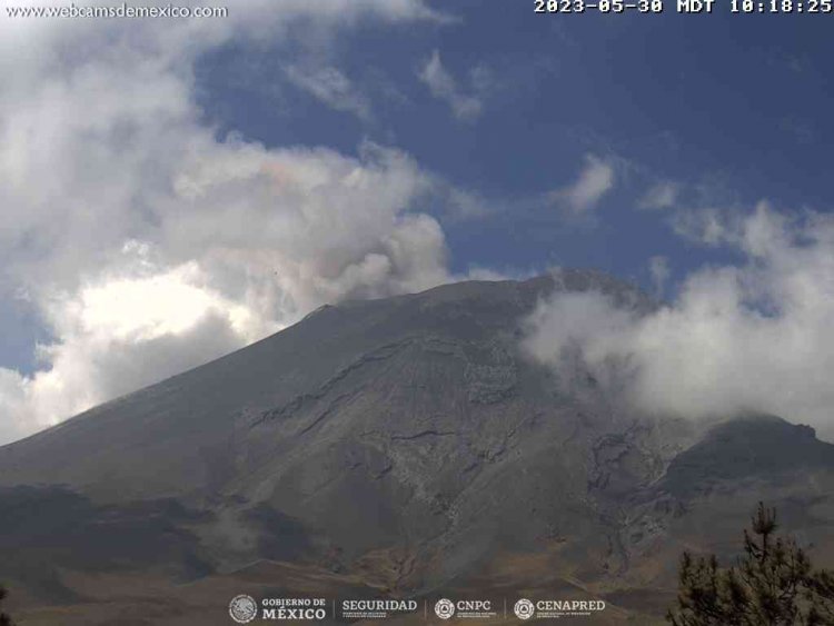 Ha bajado la actividad del Popocatépetl ,pero la atención sigue, según PC estatal