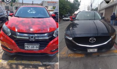 Una Honda HR-V y un Mazda CX5 robados, ya recuperados