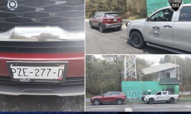 Asegura AIC vehículo que fue robado en avenida V. Guerrero