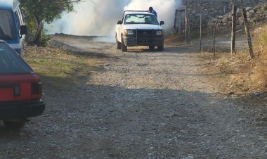Implementa gobierno de Jiutepec campaña de fumigación contra el dengue