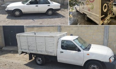 Fueron recuperados 3 autos con reporte de robo en Jojutla