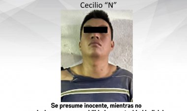 Por lesiones y robo, fue detenido Cecilio “N”, de 26 años en Temixco
