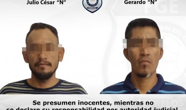 Julio Cesar “N” y Gerardo “N”, acusados por presunto homicidio en Jonacatepec