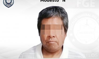 Estará 22 años en la cárcel Modesto “N”, por, al parecer, violar a hijastra de 13 años