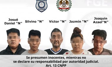 A la cárcel nueve extorsionadores de comerciantes de Puente de Ixtla