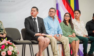 Juan Ángel Flores y Samuel Sotelo,  recibieron a especialista en derecho