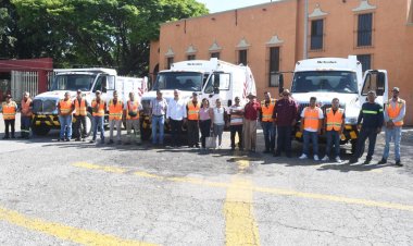 En total, son 36 vehículos oficiales para los residuos sólidos de la Heroica