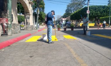 Realiza gobierno de Jiutepec trabajos de embellecimiento