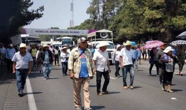 Exigen campesinos de Morelos en CDMX, pago justo por sus tierras