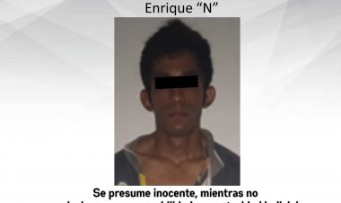Enrique “N”, de 23 años de edad, golpeó a su pareja sentimental