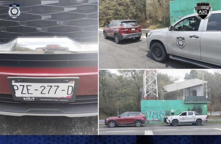 Asegura AIC vehículo que fue robado en avenida V. Guerrero