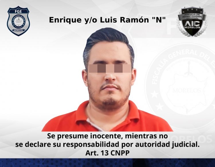 Capturan a Enrique y/o Luis Ramón “N”,  por robo de vehículo con violencia