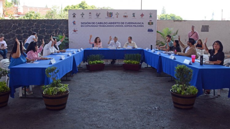 Realiza gobierno de Cuernavaca,  cabildo abierto en La Carolina