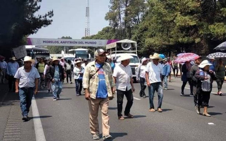 Exigen campesinos de Morelos en CDMX, pago justo por sus tierras
