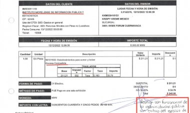 En IMIPE: casi $2 mil en comida  china dominical; $mil, en ¨donas¨