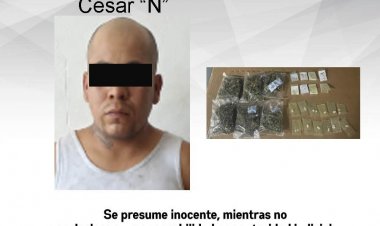 Es acusado de traer droga en Cuernavaca y está detenido