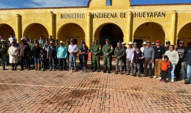 Soldados respaldan reforestación en Hueyapan; aprovechan lluvias