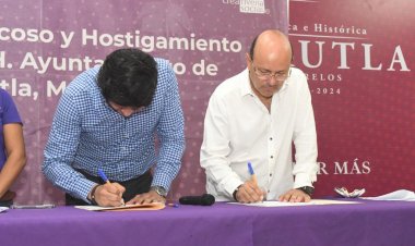 Combate el ayuntamiento de Cuautla el hostigamiento sexual; signó convenio