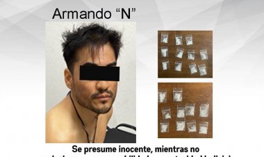 Tras balacera, detienen a un herido y acompañante; traían aparente cristal