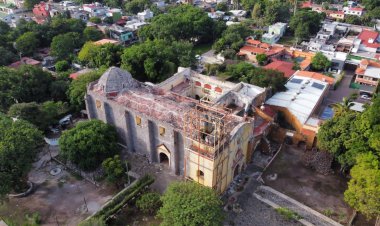 Ya viene la restauración del templo de Santiago Apóstol: Rafael Reyes