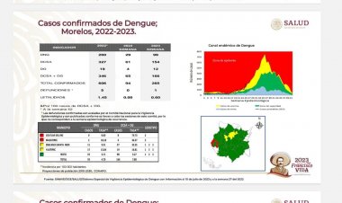 Primera muerte por dengue en Morelos este año