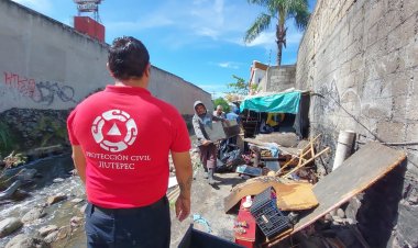 Jiutepec, al rescate de familias  en riesgo junto a barrancas