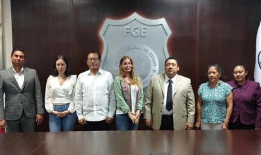 Trabaja la FGE con el Frente Nacional Mujeres en cuanto a violencia vicaria