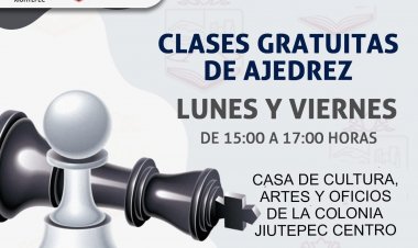 Con el ajedrez, se ayuda a salud mental de menores en Jiutepec