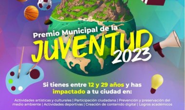 Publicó Cuautla convocatoria al Premio Municipal de la Juventud