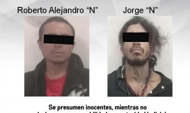 Dos chavos que traían supuesta droga ya quedaron aprehendidos