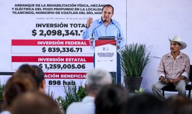 Tocó a Coatlán del Río ver mejorado su abasto de agua