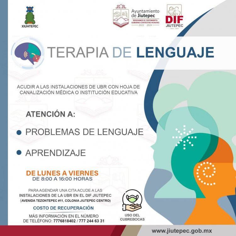 DIF Jiutepec ofrece terapia del lenguaje para infantes