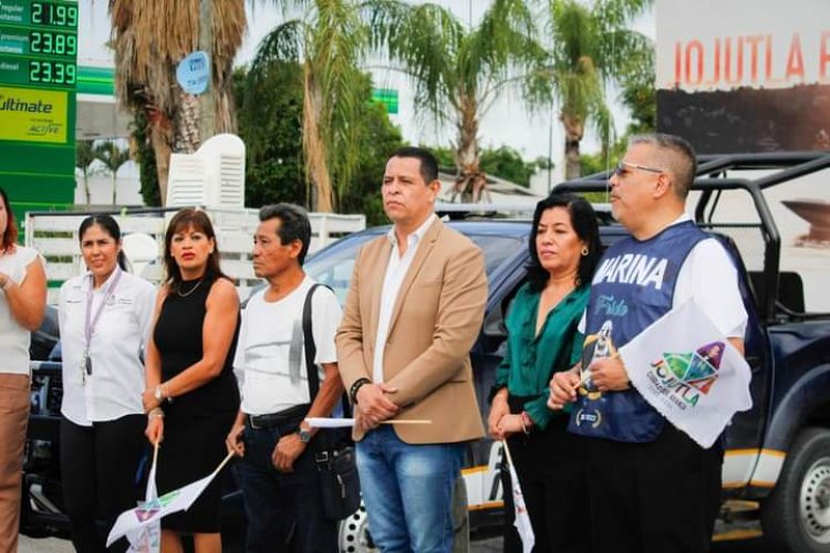Juan Ángel Flores encabezó banderazo  de operativo para vacaciones en Jojutla